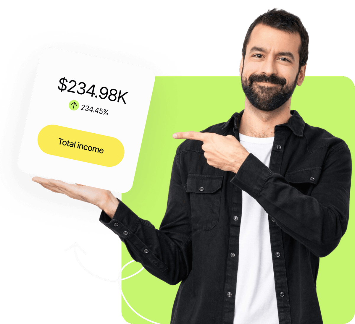 Person excited about their wishlist